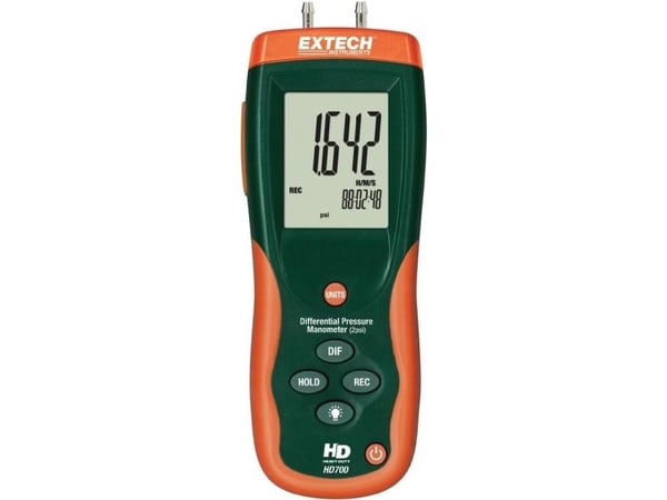 Extech HD700 Trykmålingsudstyr Lufttryk 0 - 0.1378 bar