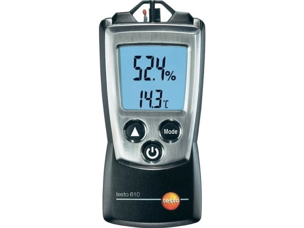 Testo 610, Digital, AAA, 1,5V, -10 - 50 °C, -40 - 70 °C, 46 mm