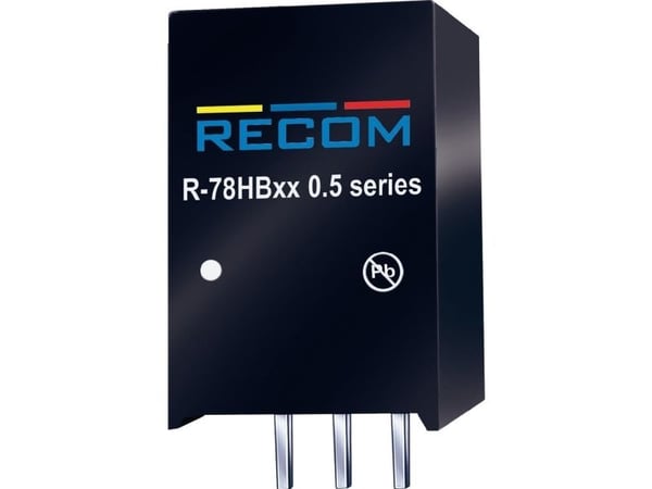 Recom International R-78HB5.0-0.5 DC/DC-muunnin SIP3 DC/DC-muunnin SIP3