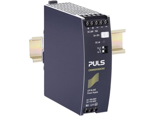 PULS CP10.242 Strømforsyning til DIN-skinne (DIN-kisko) 24 V/DC 10 A 240 W Antal udgange:1 x Indhold 1 stk