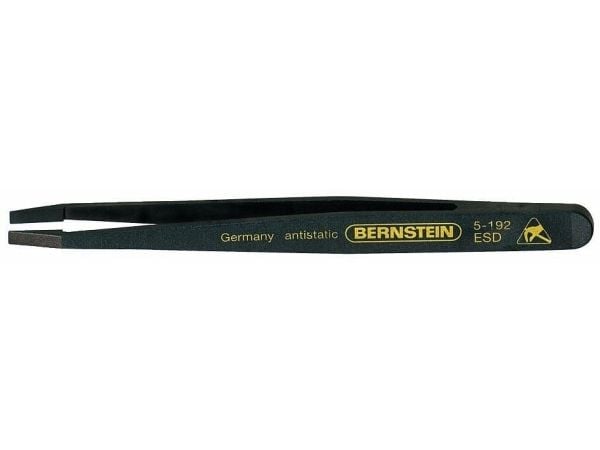 Bernstein 5-192, Muovi, Musta, Tasainen, Suora, 5 g, 12 cm