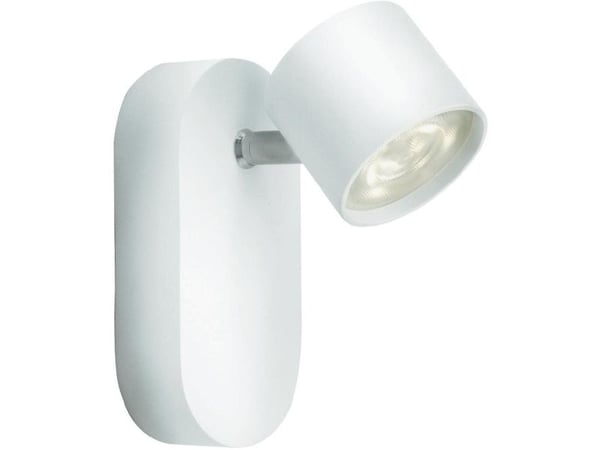 Philips myLiving - Vegglampe - LED - 4 W - varmt hvitt lys - 2700 K - hvit