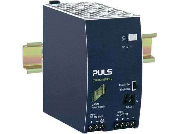 PULS DIN-kiskoon asennettava virtalähde MITTA 24 V/DC 20 A 480 W 1 x (CPS20.241-D1)
