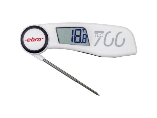 ebro TLC 700 instickstermometer (HACCP) mätområde -30 till +220 °C, NTC-sensor, HACCP-kompatibelt