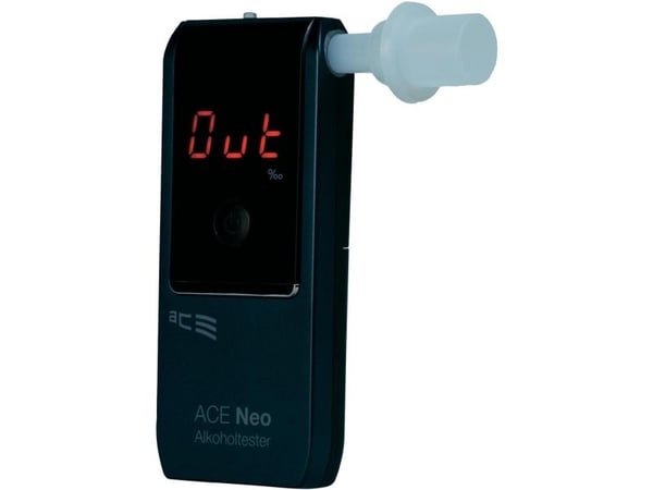 ACE Neo Alkoholtester Navy 0 til 4 ‰ inkl. näytölle
