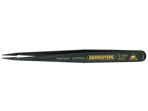 Bernstein 5-195, Plast, Svart, Spiss, Rett, 5 g, 120 mm