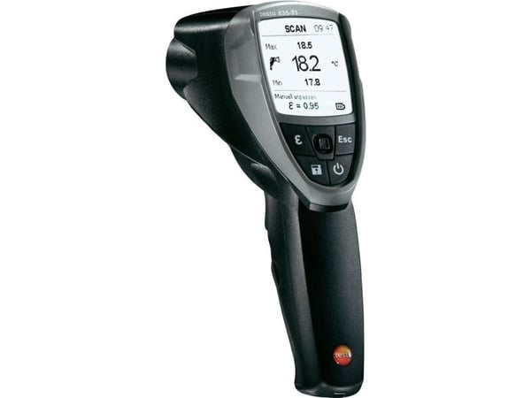 Testo 835-T1, 193 mm, 166 mm, 63 mm, 514 g, Svart, Grå, °C