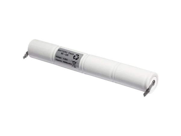 Emmerich 48D4000S nødlysbatteri U-loddefane 4,8 V 4000 mAh