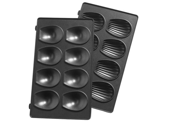 Tefal Snack Collection XA801512 - Mini madeleine-tallerkensæt - til sandwichmaskine/vaffelmaskine - for Colormania Snack Time SW341312, Snack TIME ...