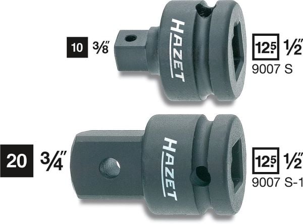 HAZET 9007S-1, Stikkontakt, 3/4", Metrisk/imperisk, 1 hoder, 20 mm, 3/4"