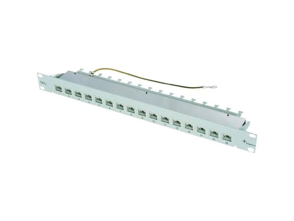 Telegärtner J02022A0050, 10 Gigabit Ethernet, RJ-45, Cat6a, Grå, 482,6 mm, 44 mm