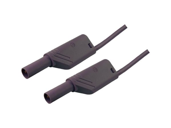 SKS Hirschmann MLS WS 200/2,5 Säkerhetsprovledning [Lamellanslutning 4 mm - Lamellanslutning 4 mm] 2,00 m Violett 1 st