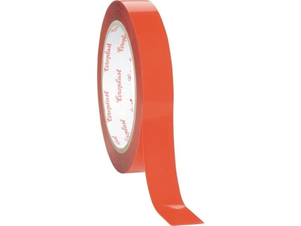 Coroplast 4240 P DIY-set dubbelsidig tejp vit 1,5 m x 19 mm 1 set