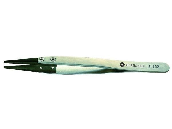 Bernstein 5-432, Svart, Metallisk, Flat, Rett, 17 g, 125 mm, 1 stykker