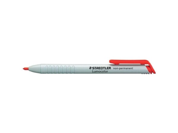 STAEDTLER Lumocolor omnichrom - Markør - ikke-permanent - rød - 3 mm - retraktil