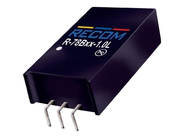 RECOM R-78B3.3-1.0L DC/DC-omvandlare, modul, 3,3 V 1 A, 1 utgång
