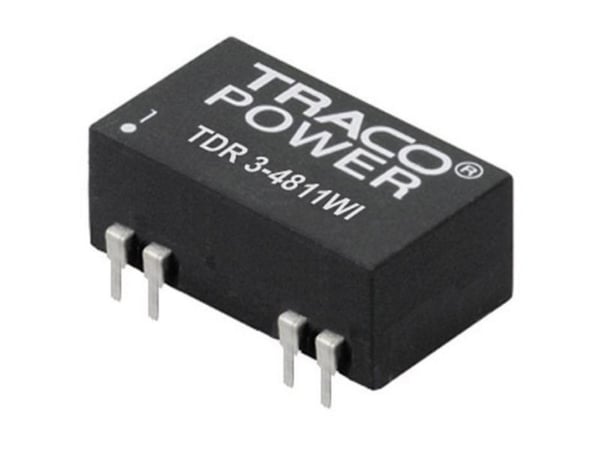 Traco Power TDR 3-1212WI, 17,2 mm, 8,7 mm, 18,9 mm, 4,5 g, 3 W, 4.5-18 V