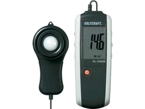 VOLTCRAFT PL-110SM Luxmeter 0 - 1999 W/m²