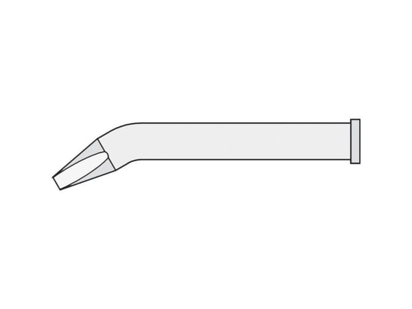 Weller XT BX 30°, Loddespiss, Weller, WXP 120/ WP 120, Sølv, 1 stykker, 2,4 mm