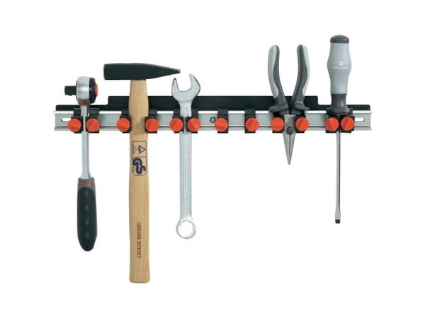 TOOLCRAFT 88 68 86 Verktygshållare i aluminium (L x B) 435 mm x 48 mm