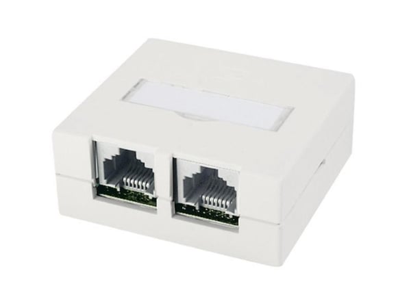 Telegärtner J00023A0056, RJ-45, Valkoinen, 57 mm, 53 mm, 23,3 mm, 50 g