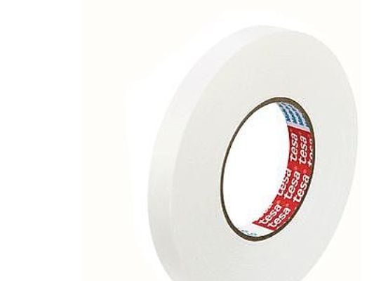 tesa-kangasteippi, 19 mm x 50 m, valkoinen erittäin säänkestävä, repimätön, mutta voidaan repiä käsin (57230-00001-01)