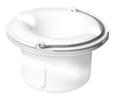 Purus Tyr vandlås 125mm t/indb - t/gulvafløb hvid PEH