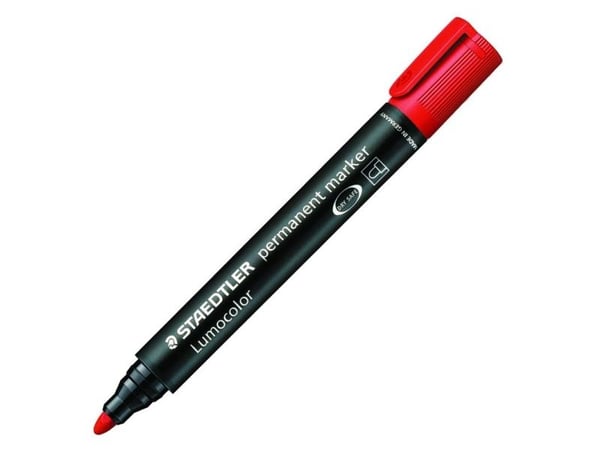 Staedtler 352-2, Punainen, Polypropeeni (PP), 2 mm, 1 kpl