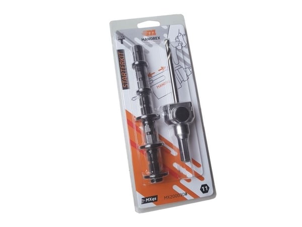 MANDREX Start sæt MXqs med 11 mm holder 125 mm bor- 2310708