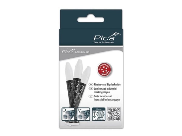 PICA Classic mærkekridt PRO hvid - 1784254