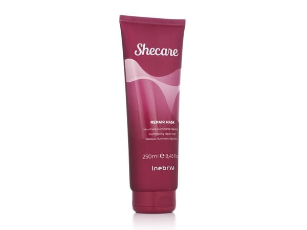 INEBRYA_Shecare Repair Mask kuoriva ja rauhoittava naamio kemiallisesti vaurioituneille hiuksille 250ml