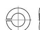 TOOLCRAFT 105850 fjærring innvendig diameter 22,5 mm DIN 128 fjærstål galvanisert 100 stk