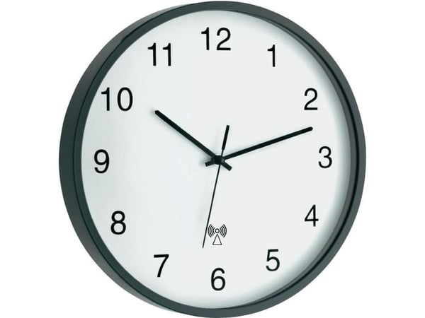 TFA-Dostmann 60.3511.10, Vegg, Rund, Grå, Hvit, Plast, Glass, Klassisk