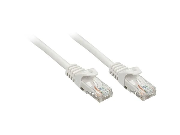 Lindy 48401, 1 m, Cat5e, U/UTP (UTP), RJ-45, RJ-45, Grå