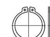 TOOLCRAFT sikringsringer DIN 471 innvendig diameter 23,2 mm fjærstål 200 stk 107659
