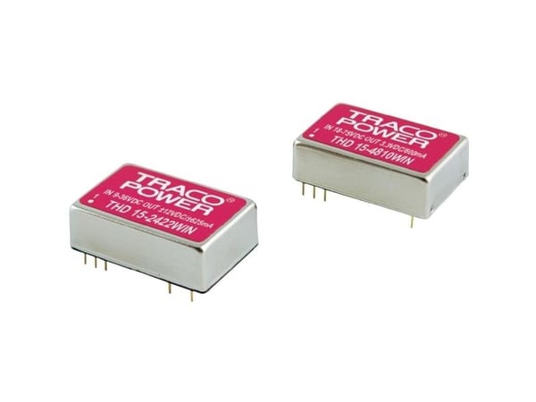Traco Power THD 15-2422WIN, 20,3 mm, 10,2 mm, 31,8 mm, 14,4 g, 15 W, 9 - 36 V