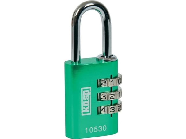 Kasp K10530GRED hengelås 30 mm grønn kombinasjonslås