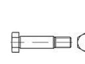 TOOLCRAFT 112025 insexskruvbult M20 70 mm utvändig sexkant DIN 610 stål 10 st
