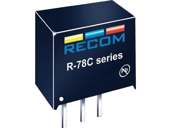 RECOM R-78C15-1.0 DC/DC-muunnin, tulostus 15 1000 mA Lähtöjen lukumäärä: 1 x