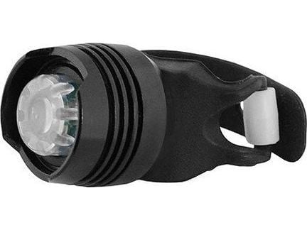 LTC sykkellykt foran LED 1W med silikonstropp, svart