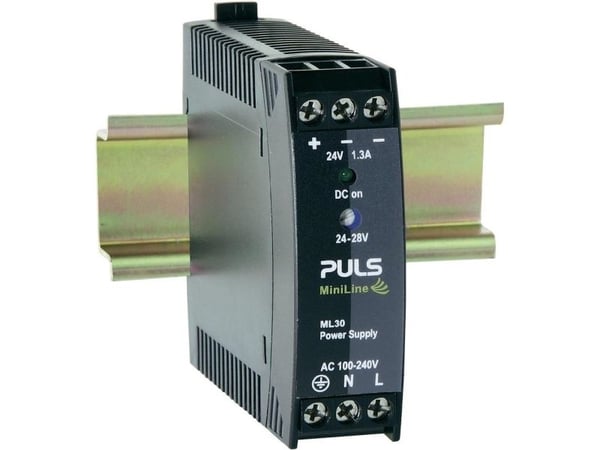 PULS MiniLine ML30.241 DIN-kiskoon kytketty virtalähde 24 V/DC / 1,3 A / 30 W (ML30.241)