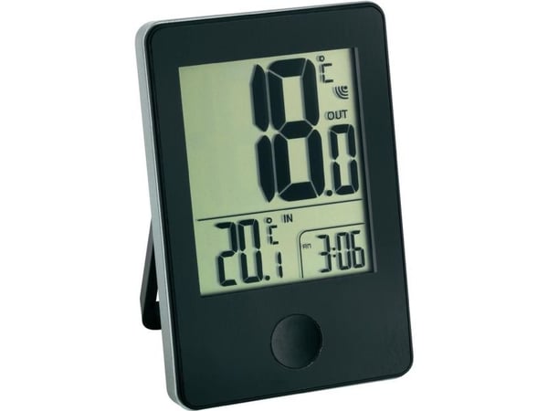 TFA-Dostmann Pop, Inne/Ute, Temperatursensor, Frittstående, -20 - 60 °C, Trådløs, LCD