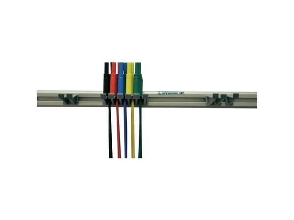 SKS Hirschmann PMS 4 S LMLH Turvatestausjohtosarja [Lamellipistoke 4 mm - Lamellipistoke 4 mm] 1,00 m Punainen 1 kpl 1 kpl