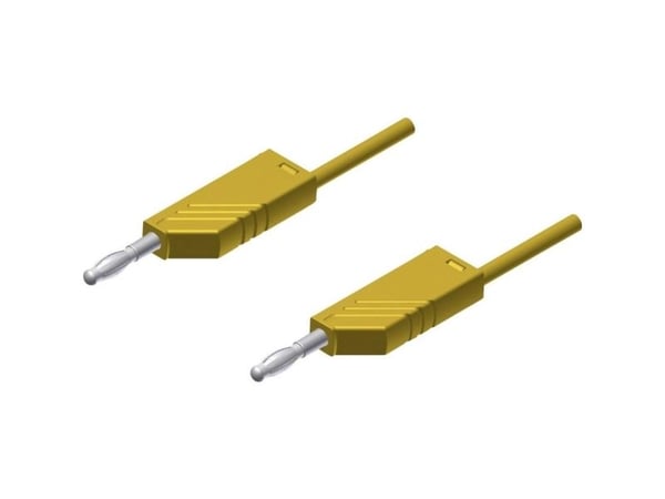 Hirschmann MLN 200/2,5, Keltainen, PVC-muovi, Polyamidi, Nikkeli, 30 VAC/60 VDC, 32 A, 0,02 O