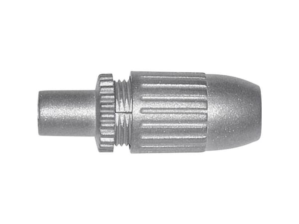Axing CKS00500, BNC, IEC, Hankjønn, Sølv, 100 stykker