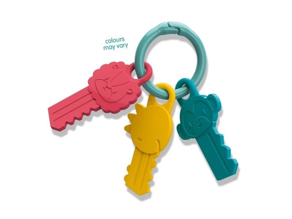 SES Creative Sensory play keys, Gutt/Jente, 3 måned(er), Blå, Rosa, Gult