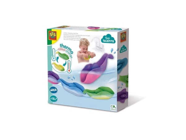 SES Creative Tiny Talents Colour changing bath fish, Kylpylelu, Poika/tyttö, 0,8 vuosi/vuosia, Monivärinen