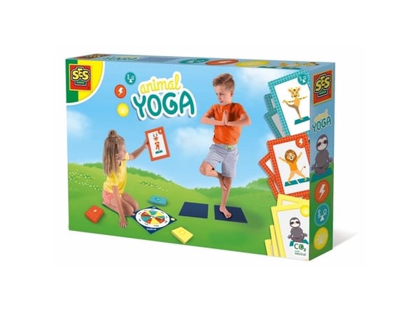 SES Creative Animal yoga, Kortspel, Turspel, 3 År