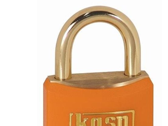Kasp K12440ORAD riippulukko 40 mm Erilaiset Kultainen keltainen avainlukko