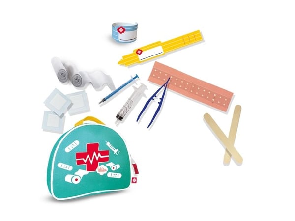 SES Creative Medical -laukku sisältöineen